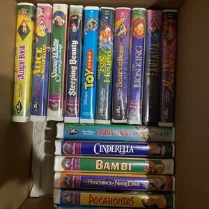 Disney Colorful VHS Collection
